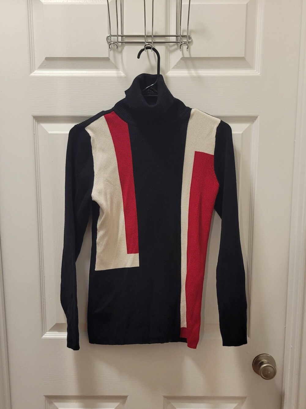 Colorblock Turtleneck